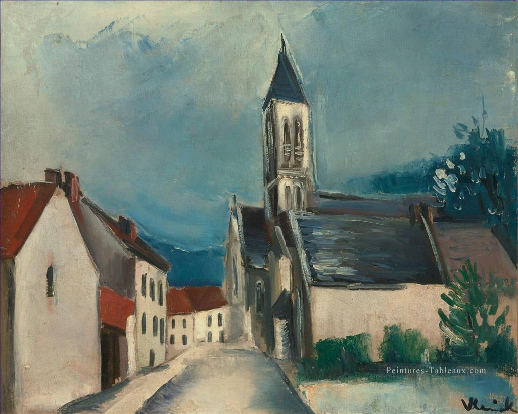 CHURCH ROUTE Maurice de Vlaminck Peintures à l'huile